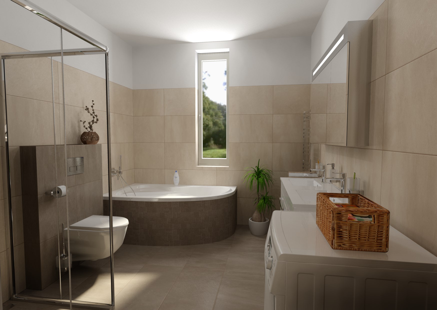 koupelna pohled vanaSCH